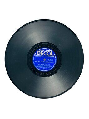 Bob Crosbys Bob Cats The Big Crash From China 10in Shellac 78 RPM Decca 1756 VG+